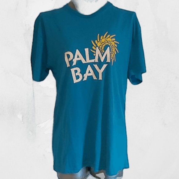 ♣ White Absolut Vodka T-Shirt & Bright Blue Palm - Picture 2 of 5